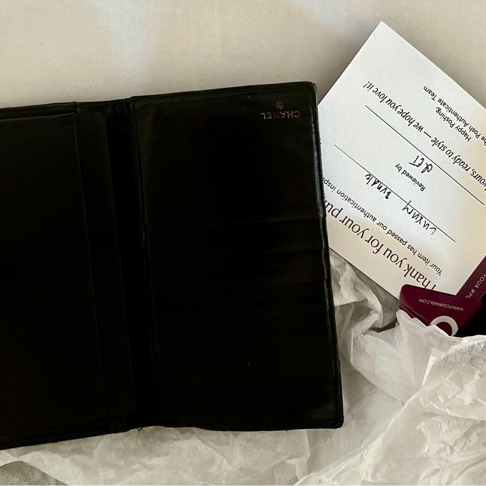 Chanel Black Quilted Wallet with COA - Picture 3 of 4